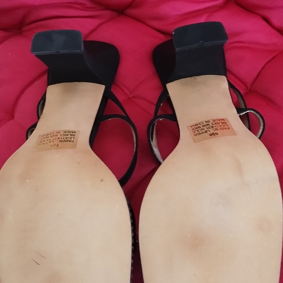 Black rhinestone sandal - Picture 4 of 7